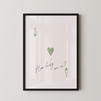 How Lucky Are We Playing Card Green