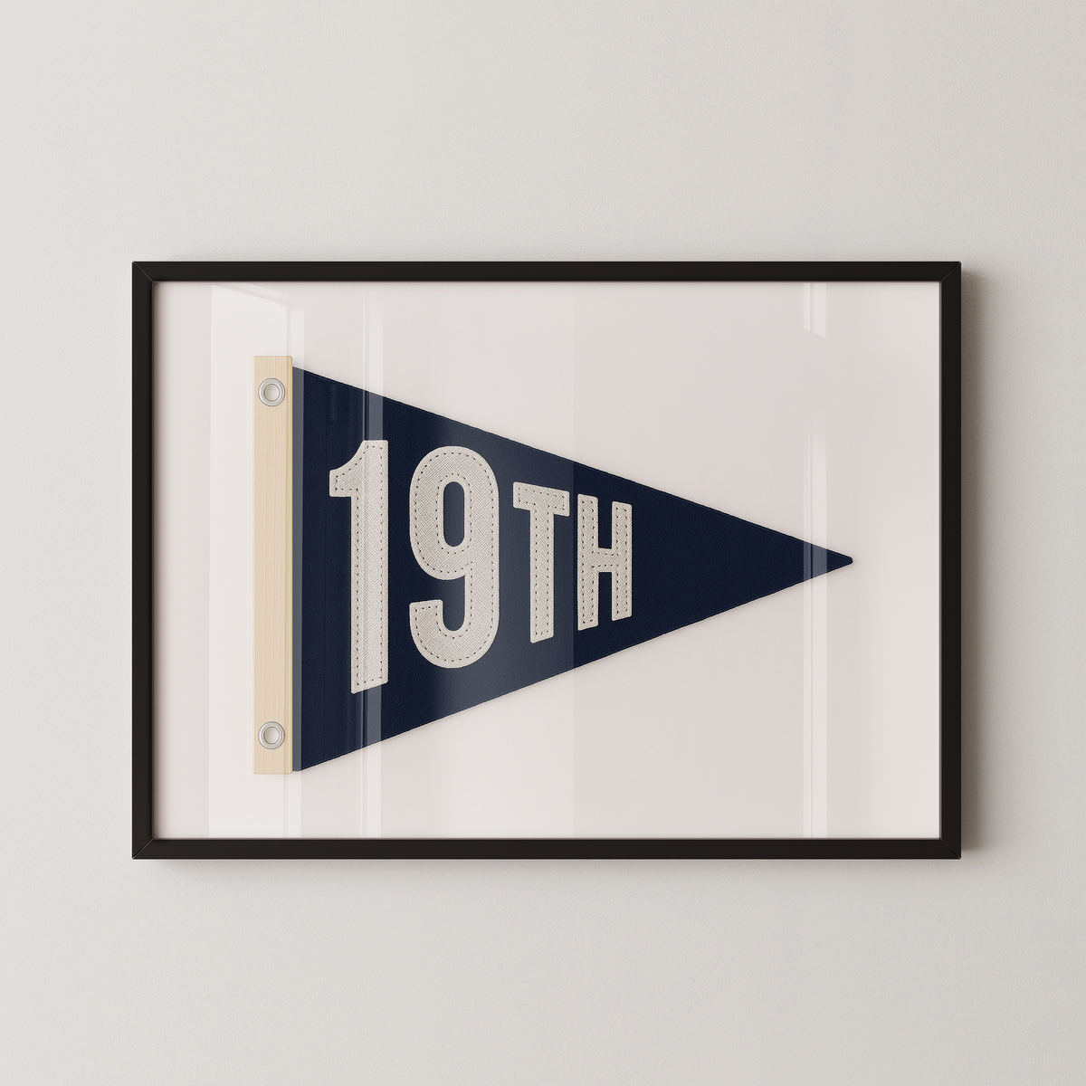 19th Hole Golf Flag in Blue
