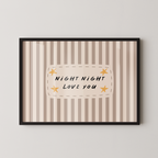 Night Night Love You in Beige