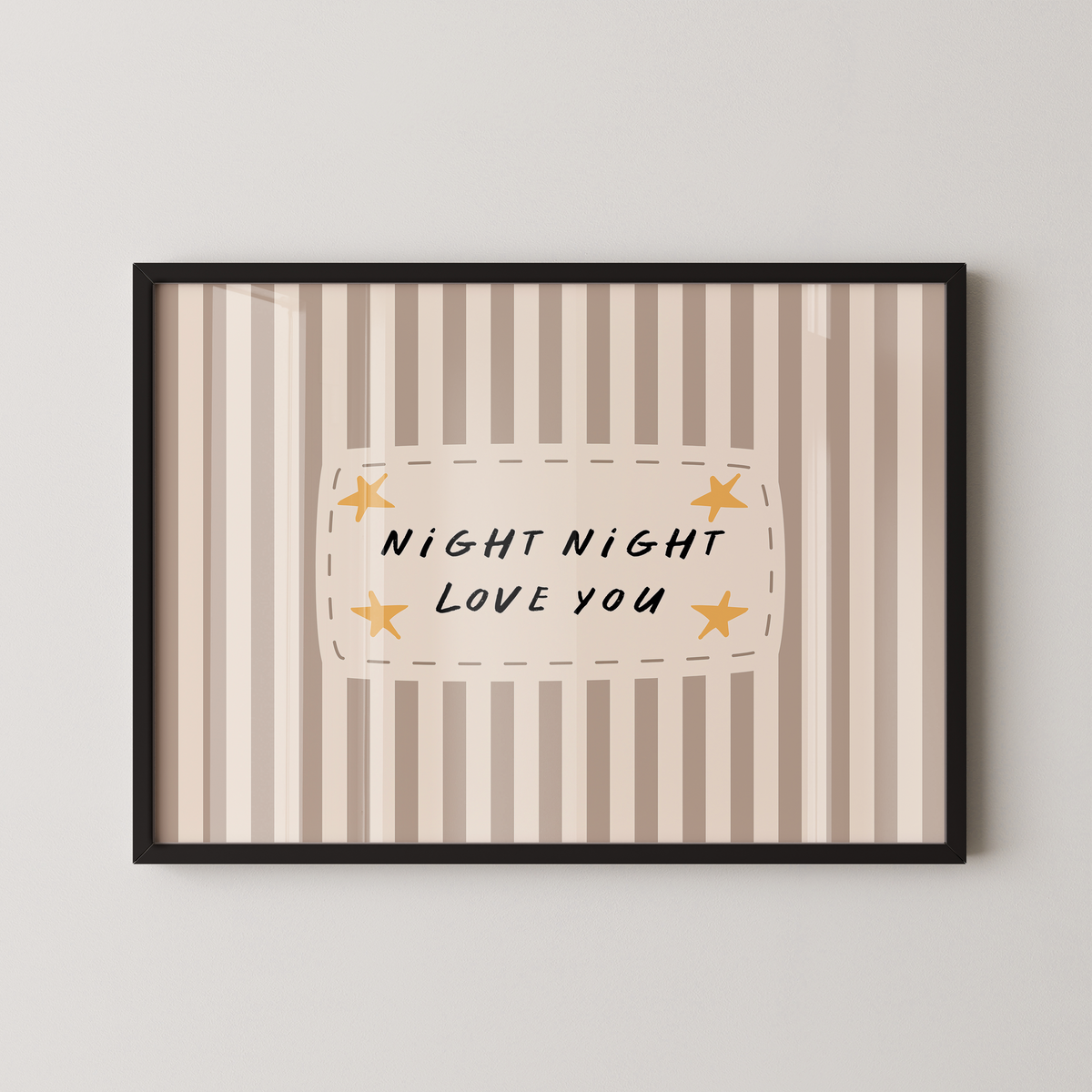 Night Night Love You in Beige