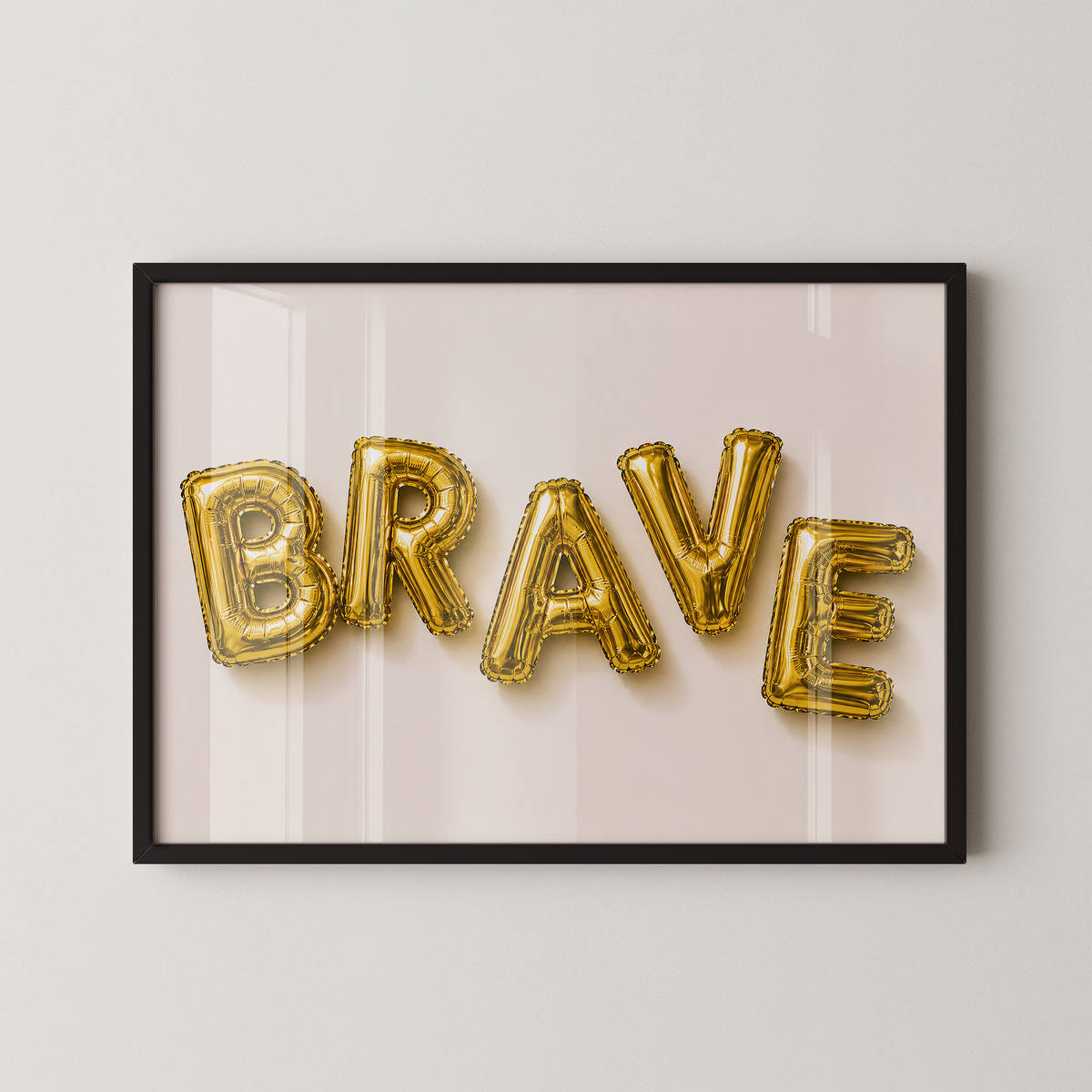 Brave Balloon Print