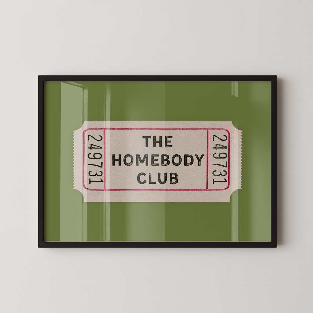The Homebody Club Ticket in Green
