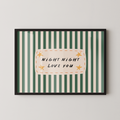 Night Night Love You in Green