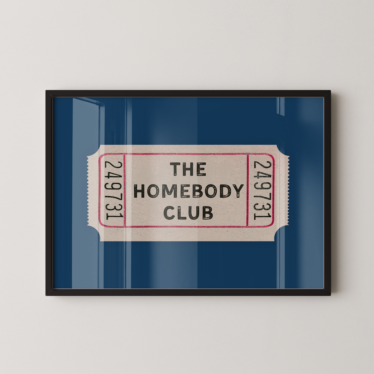Homebody Club Ticket in Blue