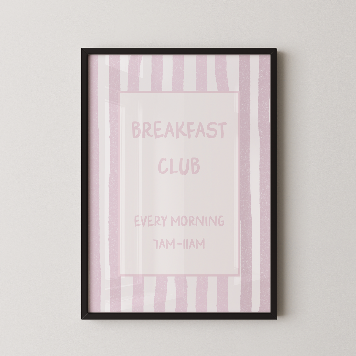 Breakfast Club in Pink