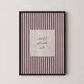 What if it All Works Out Vintage Stripes in Red