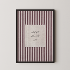 What if it All Works Out Vintage Stripes in Red
