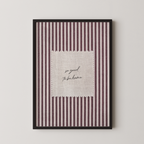 So Good to Be Home Vintage Stripes in Red