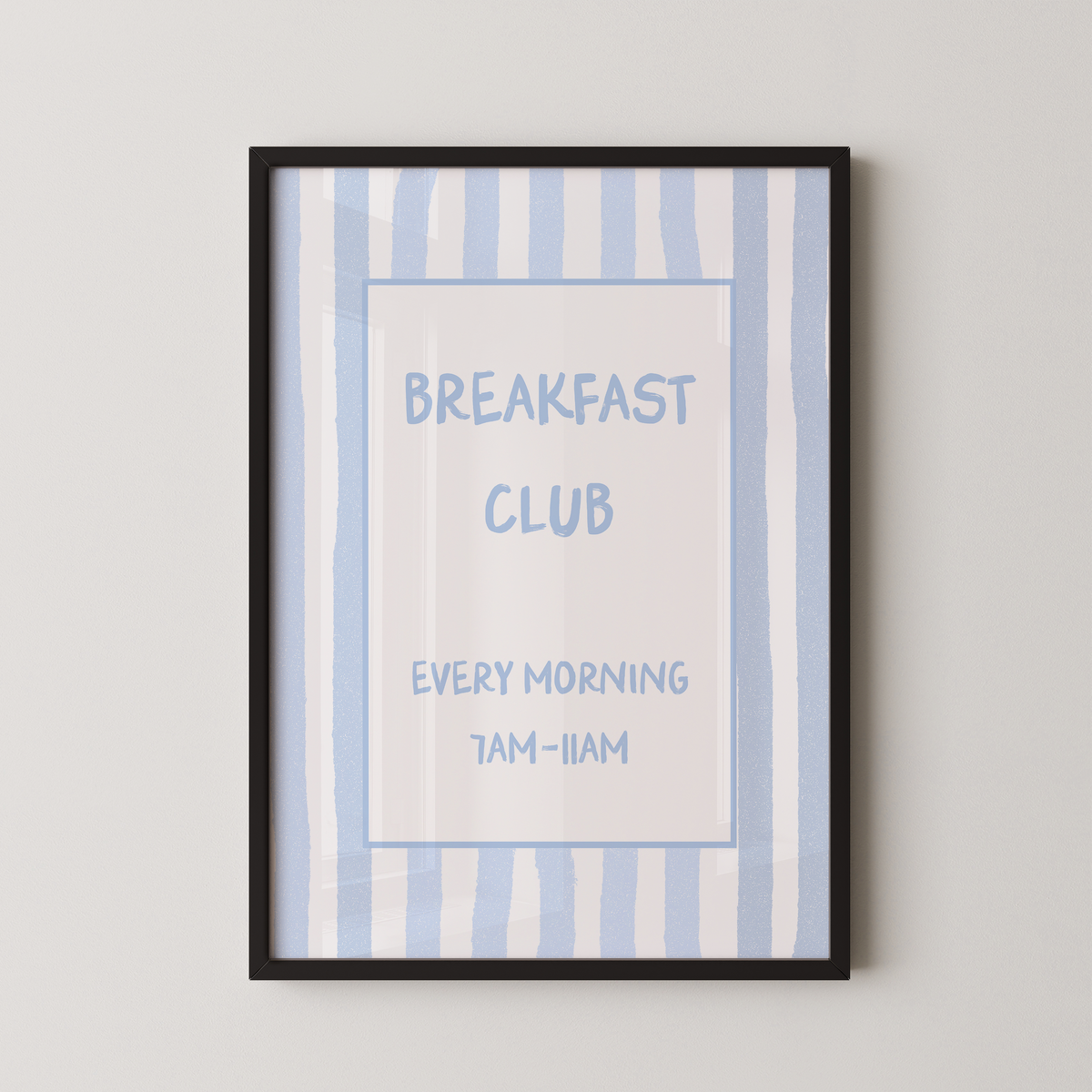 Breakfast Club in Blue