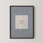 What's For Dinner? Vintage Stripes in Blue