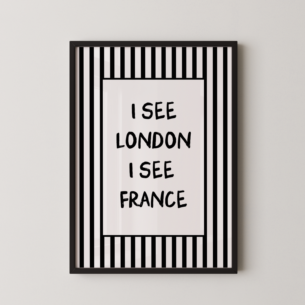 I See London I See France in Black
