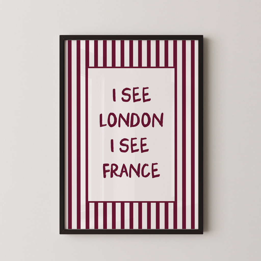 I See London I See France in Red