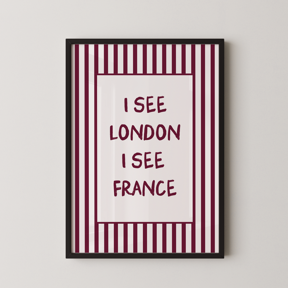 I See London I See France in Red