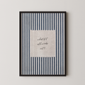 What if it All Works Out? Vintage Stripes in Blue