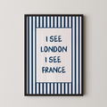 I See London I See France in Blue