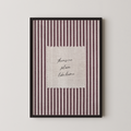 There's No Place Like Home Vintage Stripes in Red