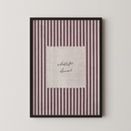 What's For Dinner Vintage Stripes in Red
