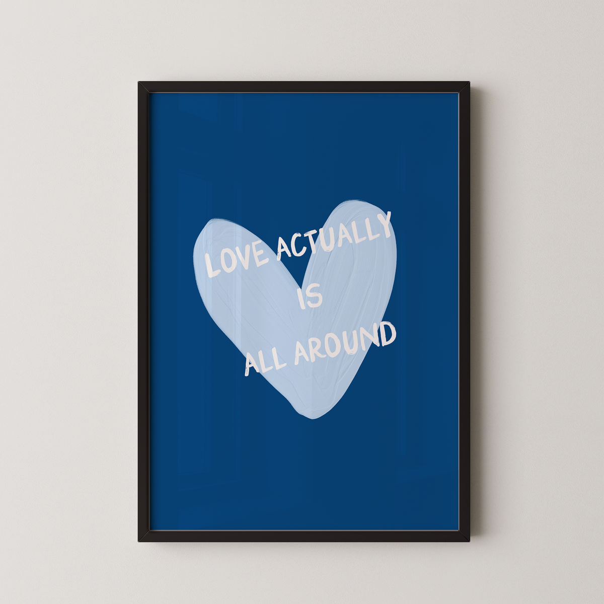 Love Actually in Blue