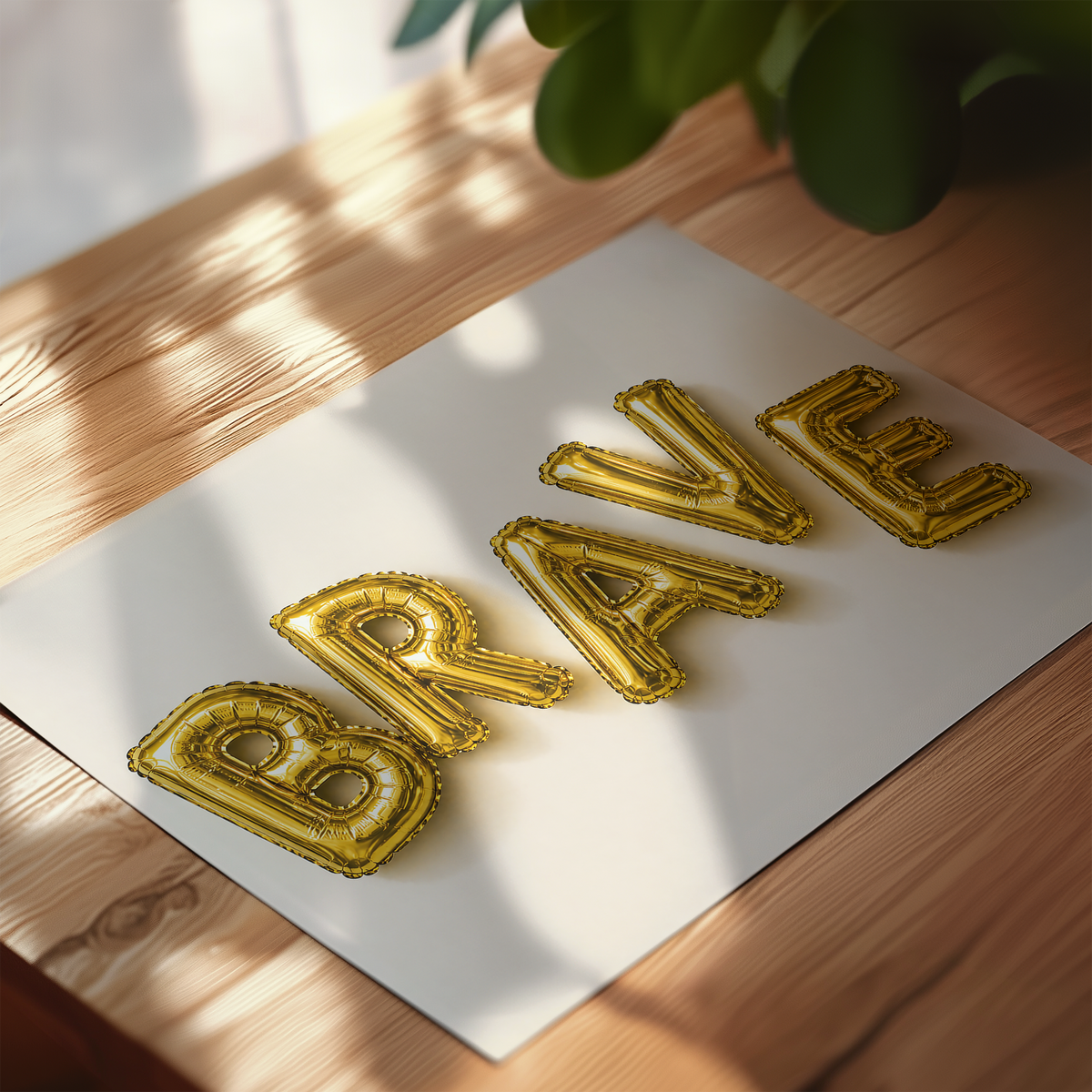 Brave Balloon Print
