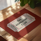 The Homebody Club Ticket in Red