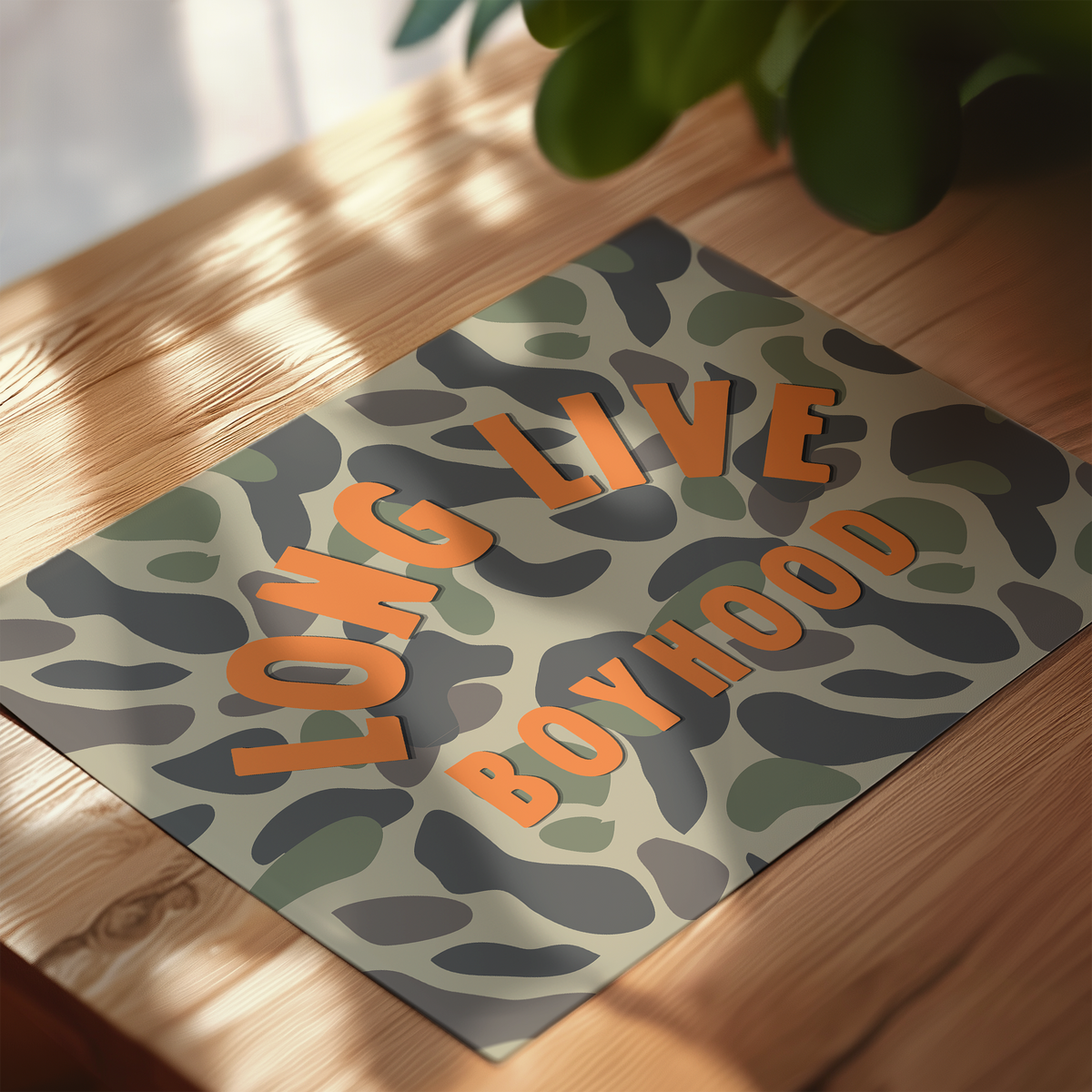 Long Live Boyhood in Camo