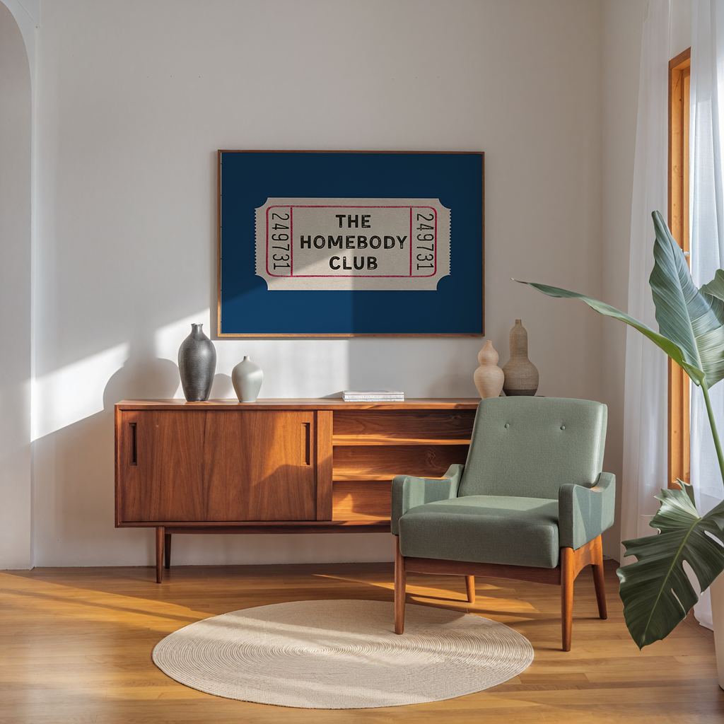 Homebody Club Ticket in Blue