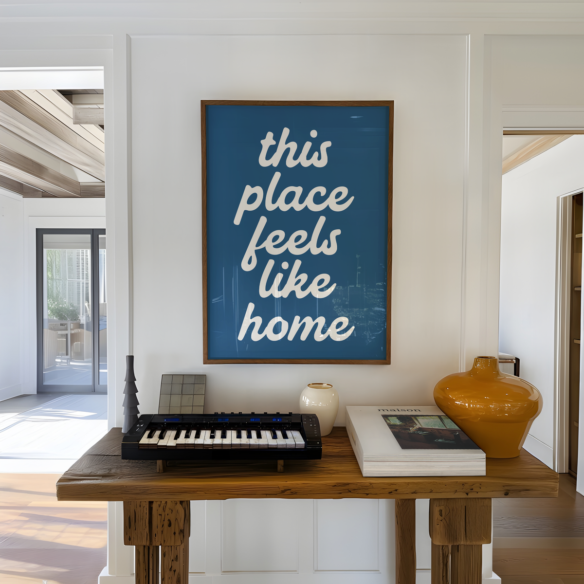 This Place Feels Like Home in Blue