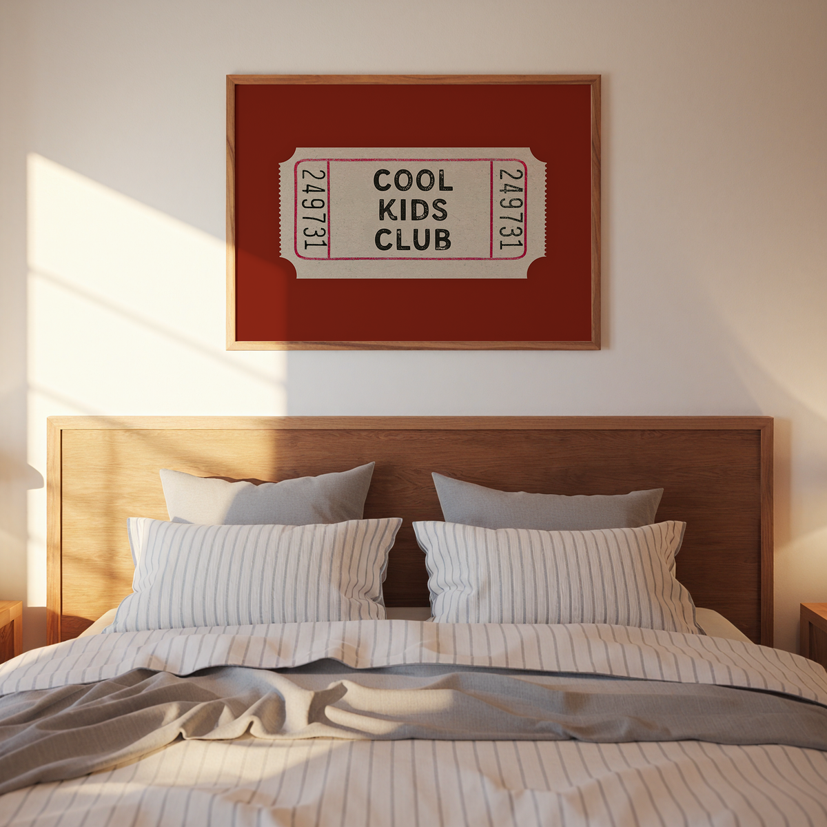 Cool Kids Club Ticket in Red