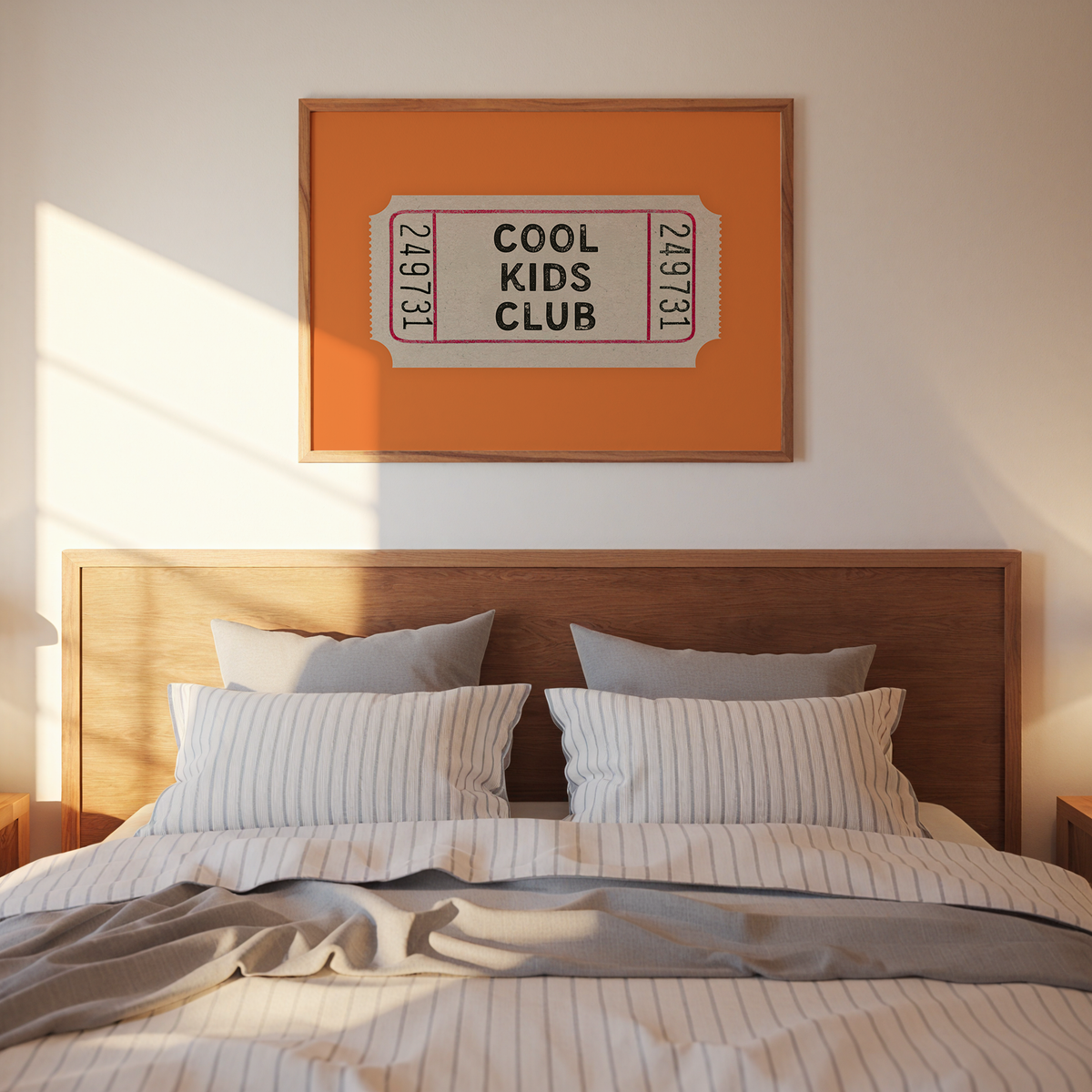 Cool Kids Club Ticket in Orange