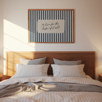 To Live for the Hope of it All Vintage Stripes in Blue