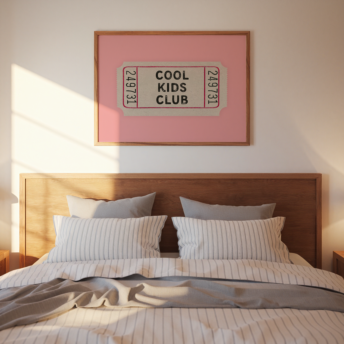 Cool Kids Club Ticket in Pink