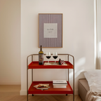 How Lucky Are We Vintage Stripes in Red