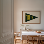 19th Hole Golf Flag Green and Yellow