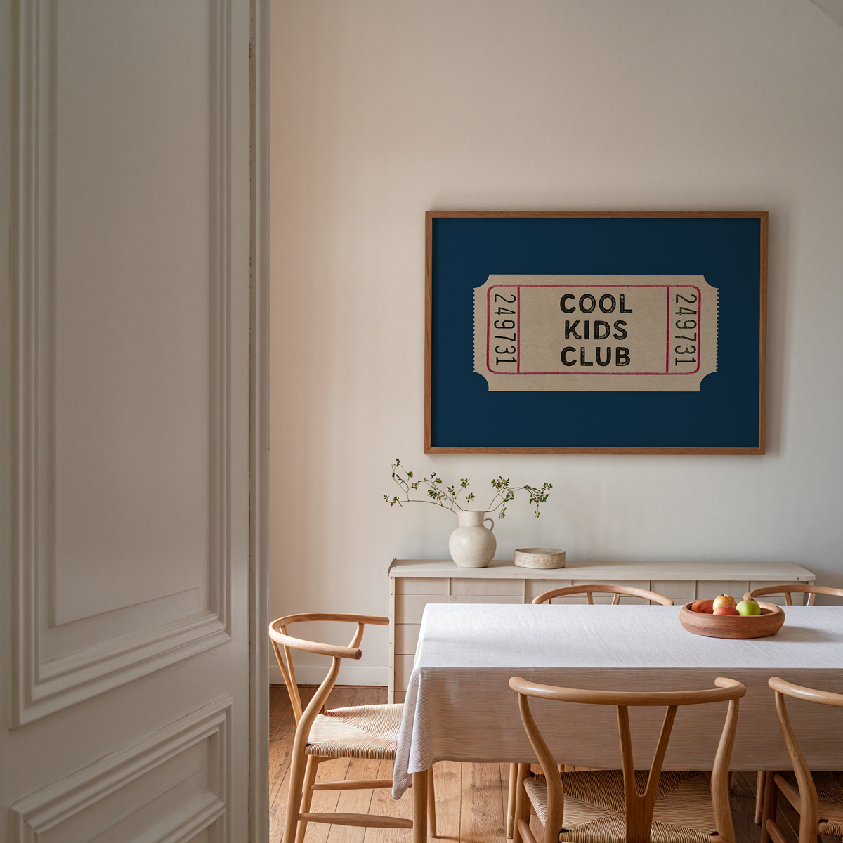 Cool Kids Club Ticket in Blue