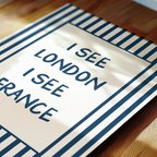 I See London I See France in Blue