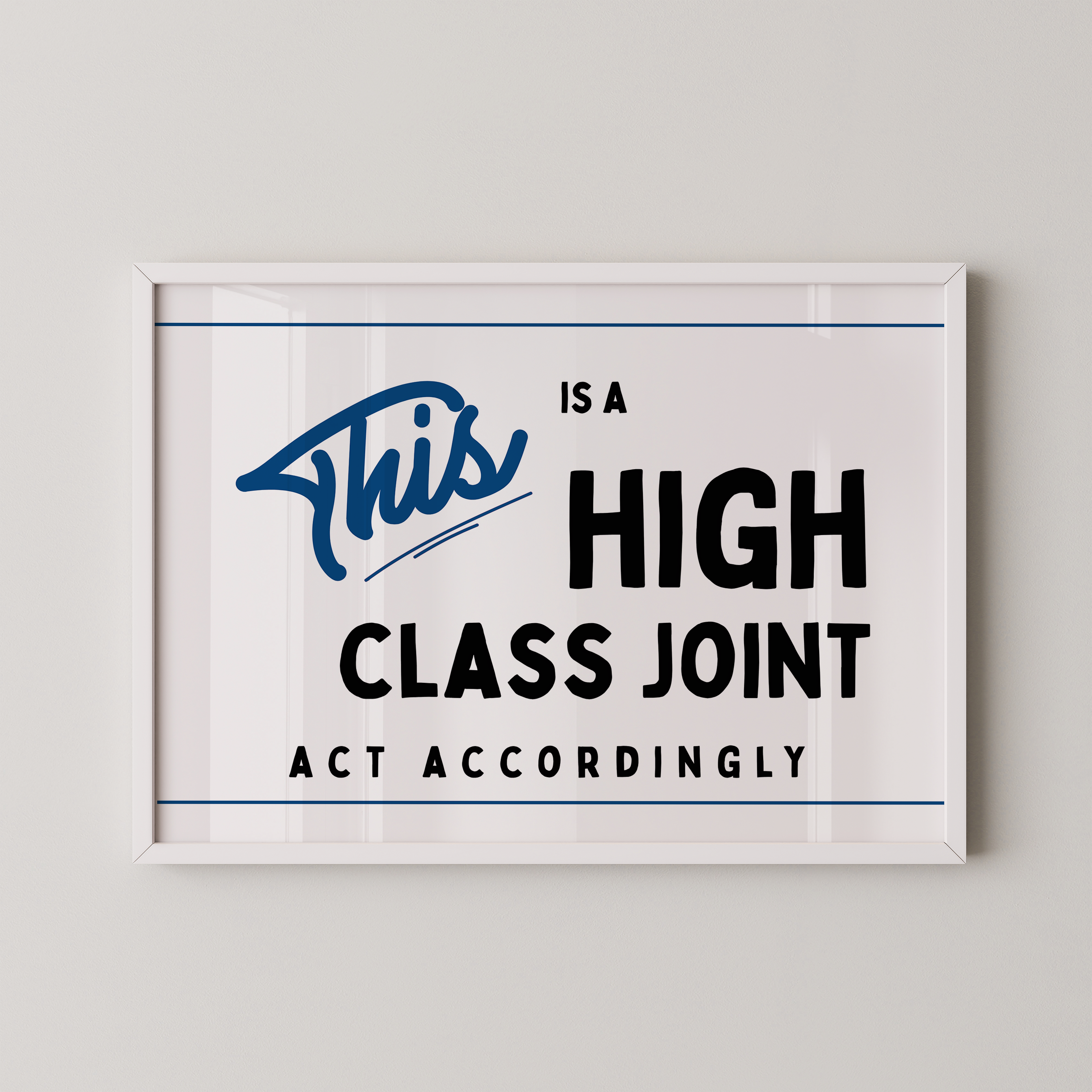 High Class Joint No. 04